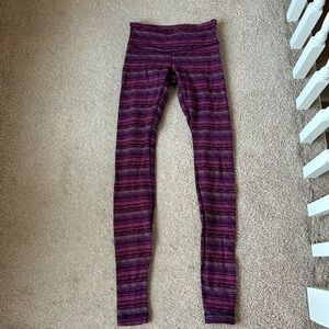 Lululemon Striped Purple Women’s  Leggings